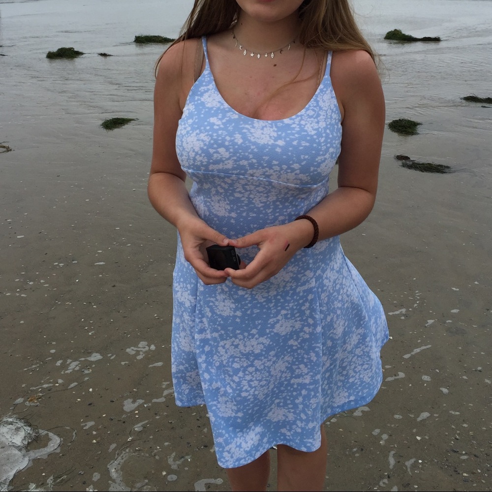 Bloomingdale’s Aqua dress